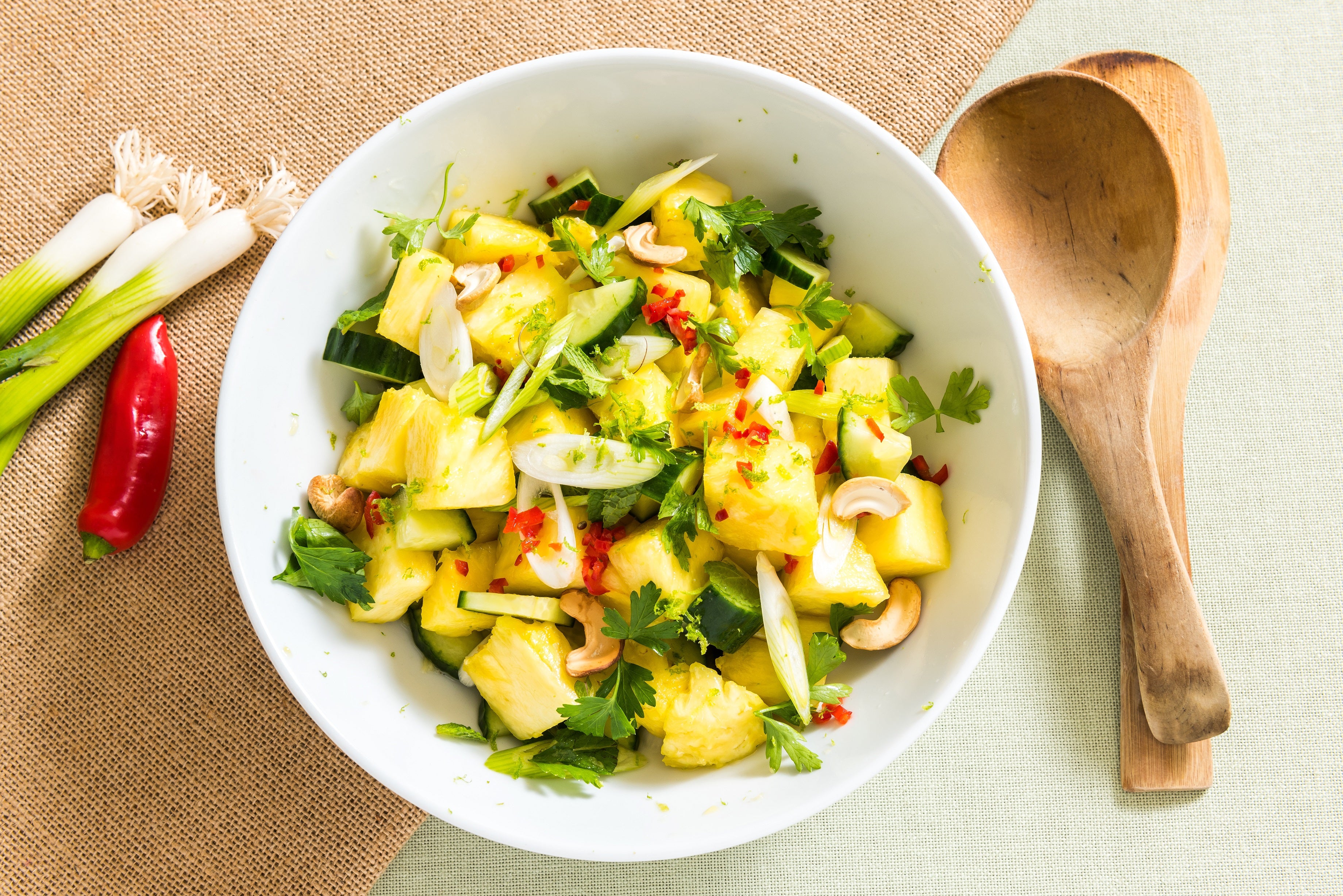 Thai Pineapple and Cucumber Salad – Kate Percy's