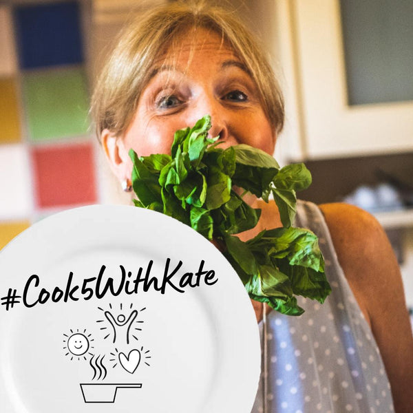 #Cook5withKatePercy to inspire families and young people to cook from scratch