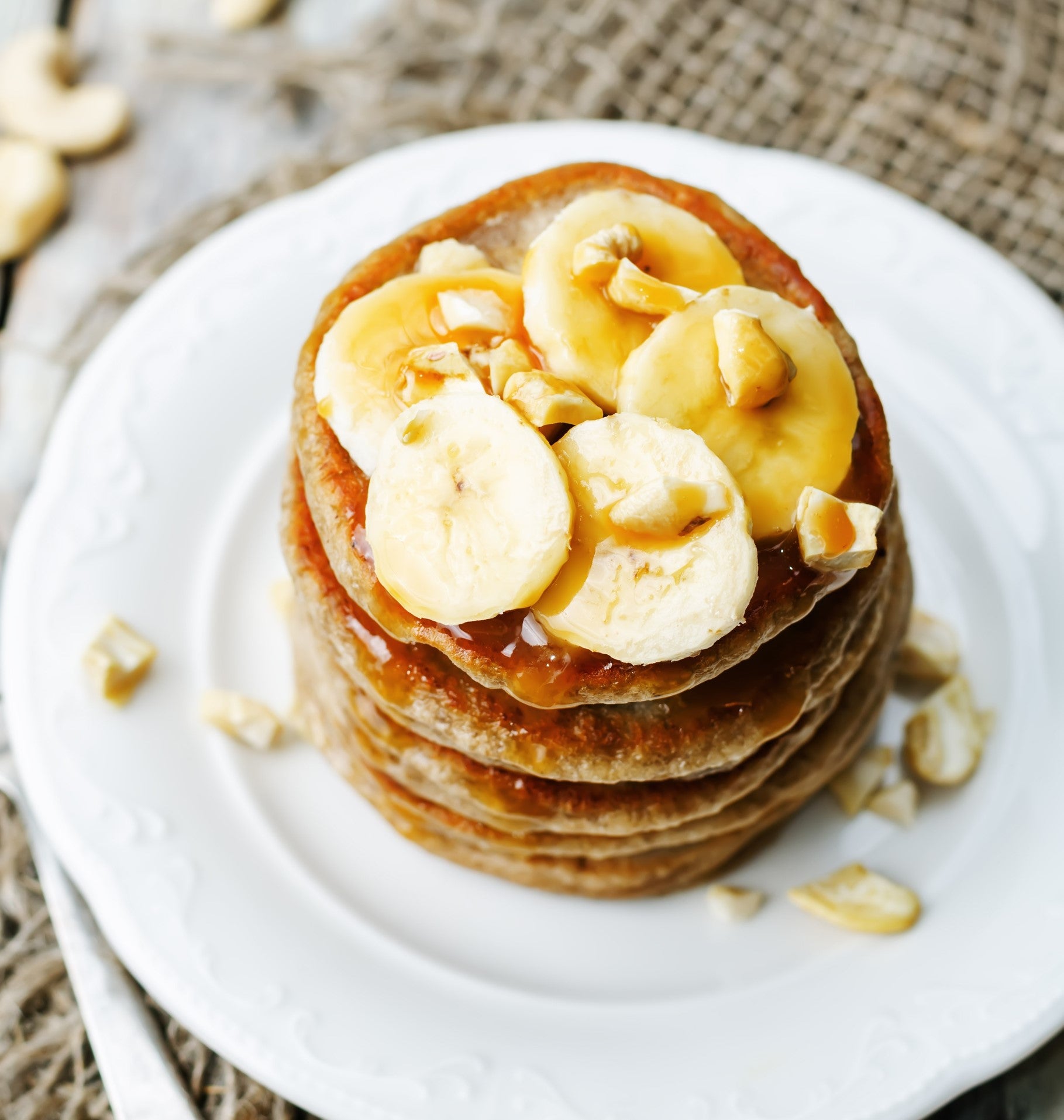 Kate Percy's #Enerjoy! Oaty Banana Pancakes