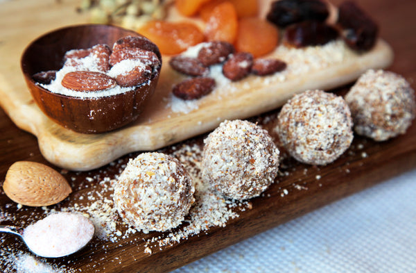 Spiced Energy Balls with Apricots & Almond Butter