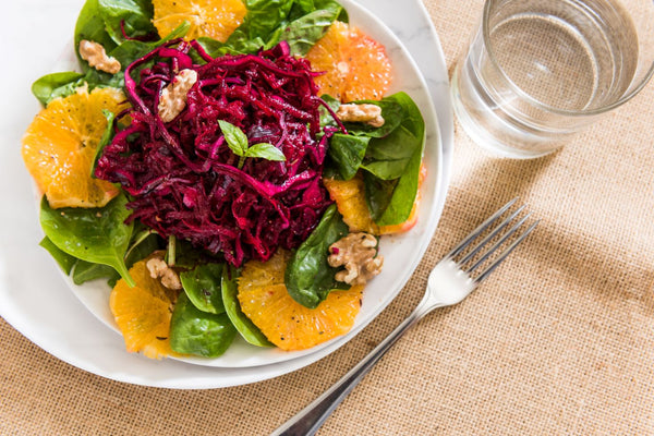 Gut-friendly Red Cabbage ‘Sauerkraut’ Salad