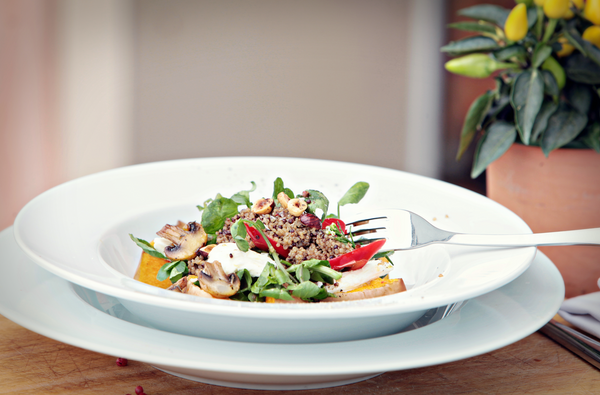 Warm Christmas Squash Salad