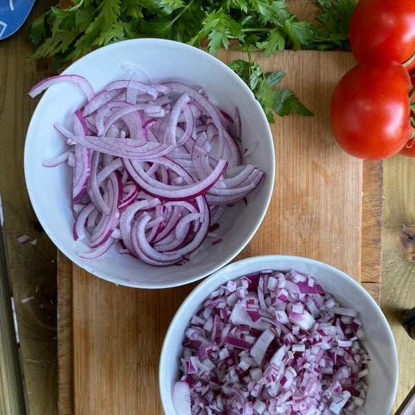 How to chop and slice onions without crying