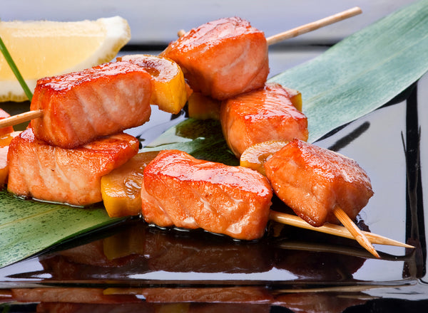 Thai Salmon Kebabs