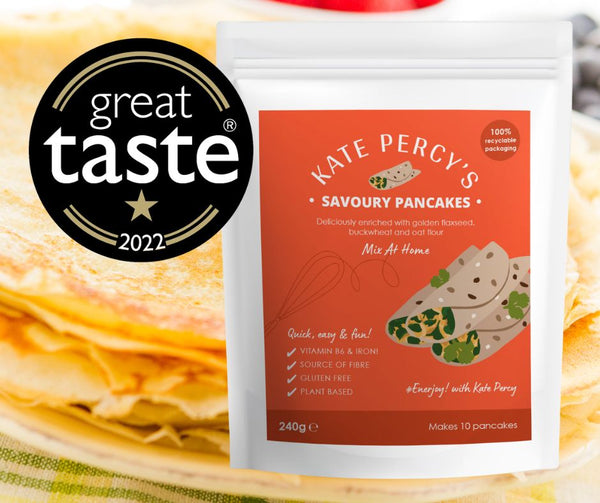 Kate Percy's Wins Another Great Taste Award For Mix-At-Home Savoury Pancakes