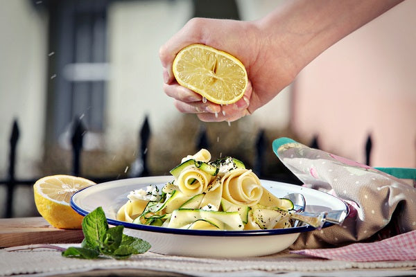 5 To Thrive's Pappardelle with Courgette Ribbons, Lemon & Ricotta