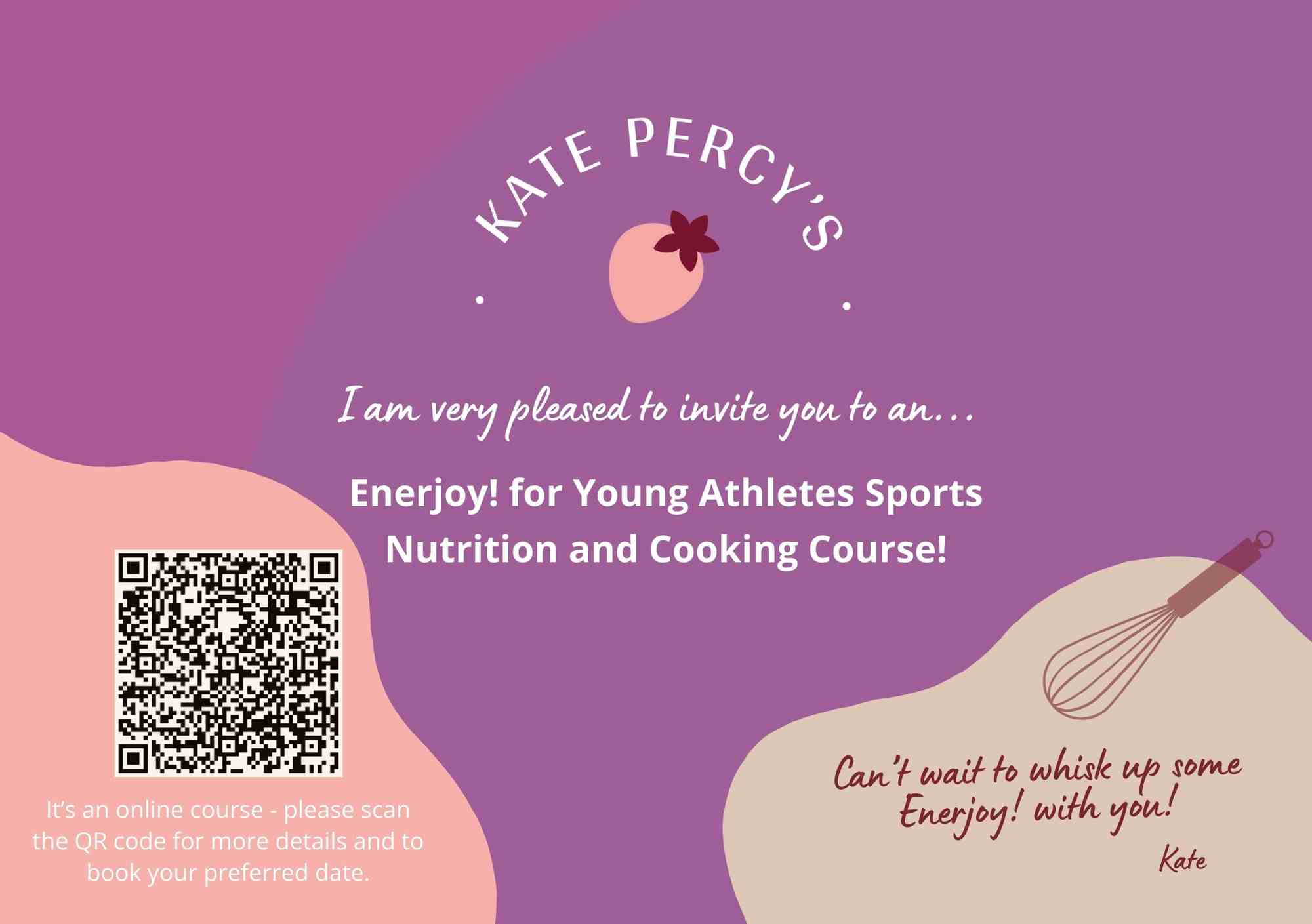 Enerjoy! for Young Athletes GOLD | Kate Percy's FULL Enerjoy! Bundle -  Course | Book | Go Bites