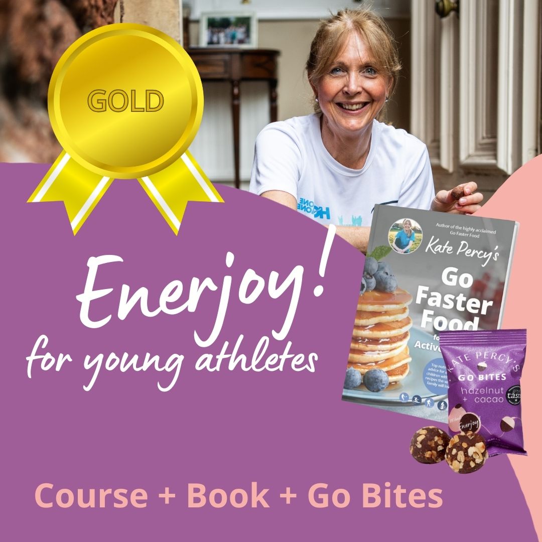 Enerjoy! for Young Athletes GOLD | Kate Percy's FULL Enerjoy! Bundle -  Course | Book | Go Bites
