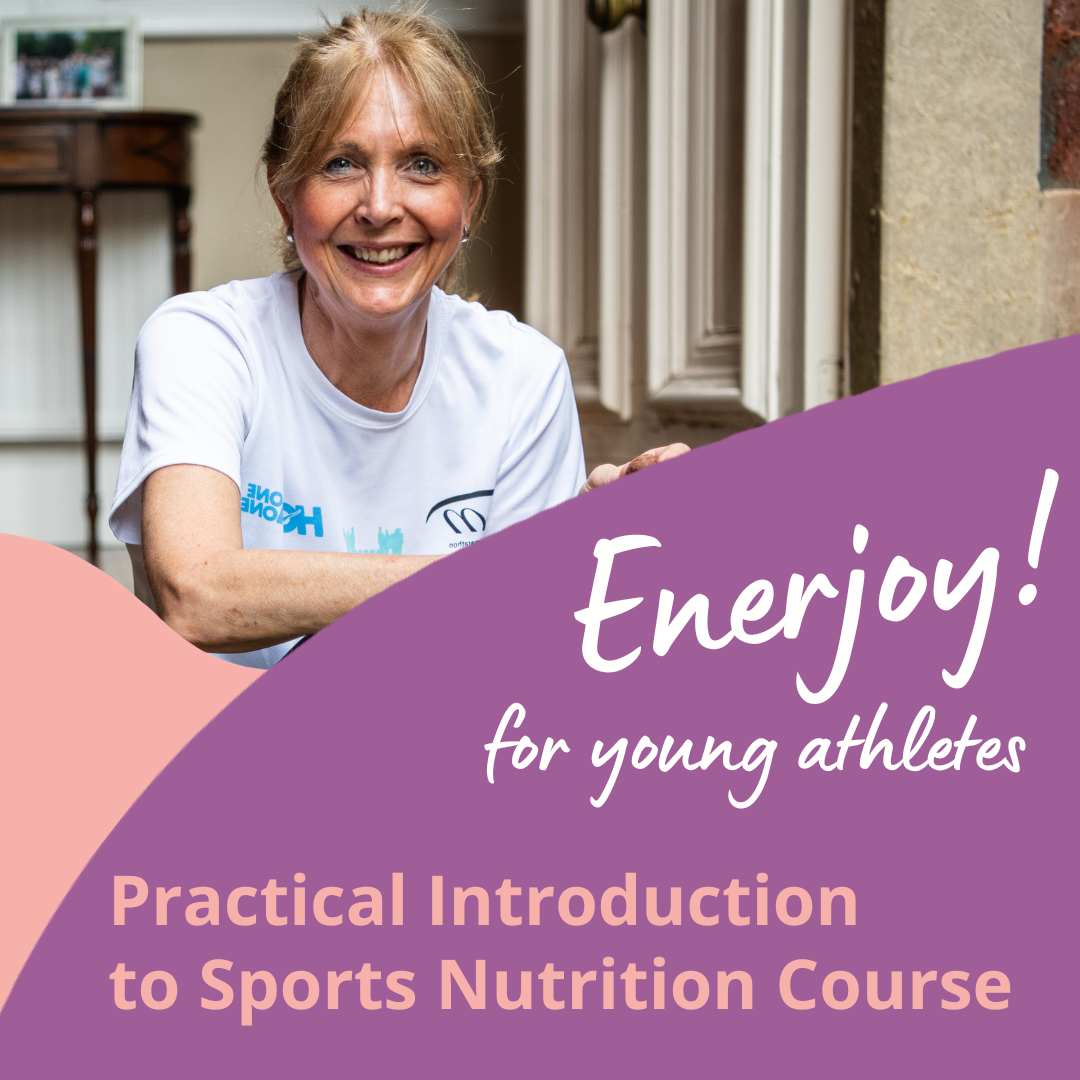 Enerjoy! for Young Athletes BRONZE. A Practical Introduction to Sports Nutrition. Live with Kate Percy.