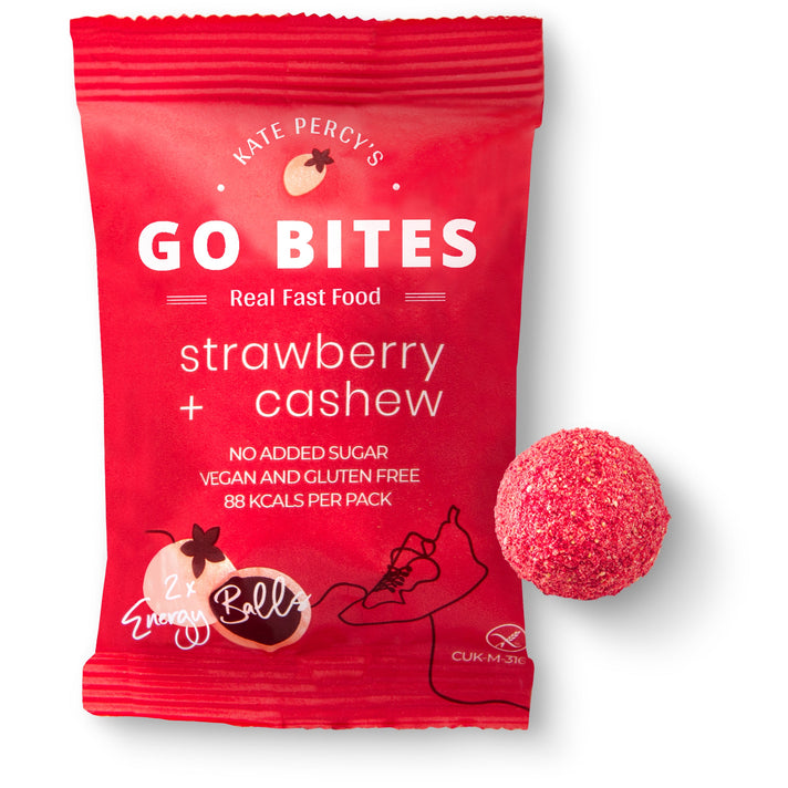 Kate Percy's GO BITES® Strawberry + Cashew