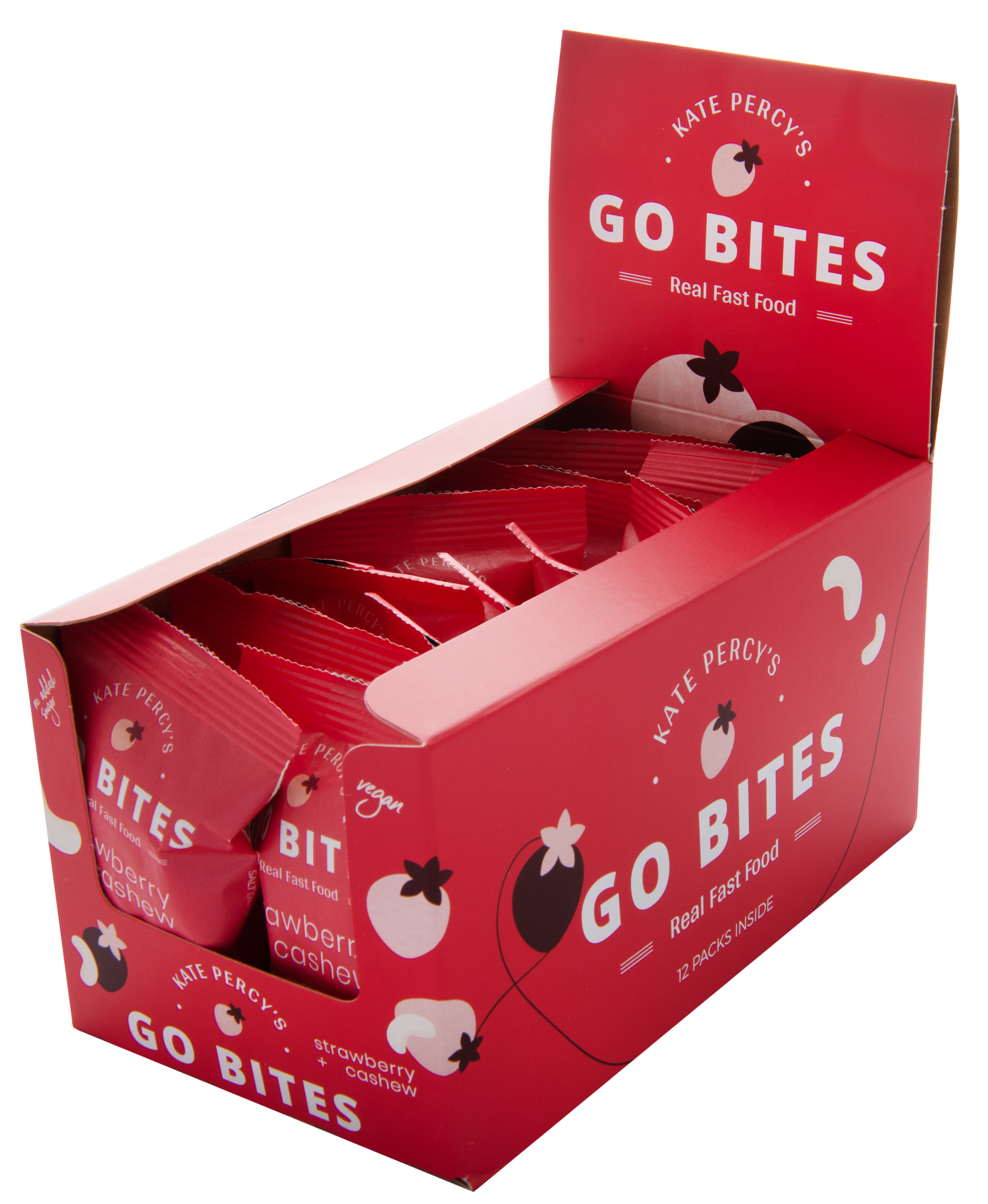 Kate Percy's GO BITES® Strawberry + Cashew